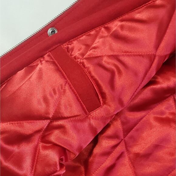 Vintage DETROIT RED WINGS 10X STANLEY CUP CHAMPIONS Mens Varsity Jacket Large G3 - Picture 10 of 15